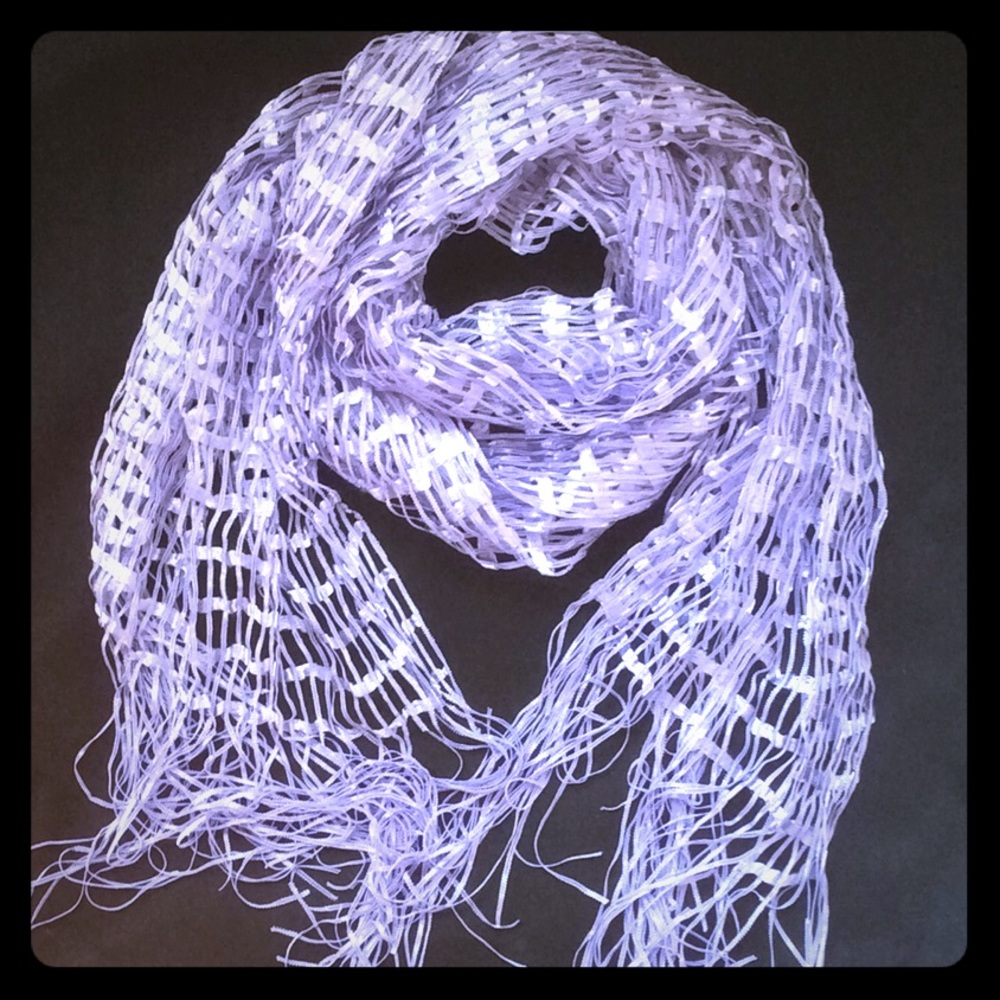Open weave scarf